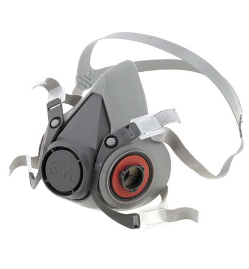 DOUBLE CARTRIDGE RESPIRATOR FACE PIECE ONLY - 3M 6200 Product